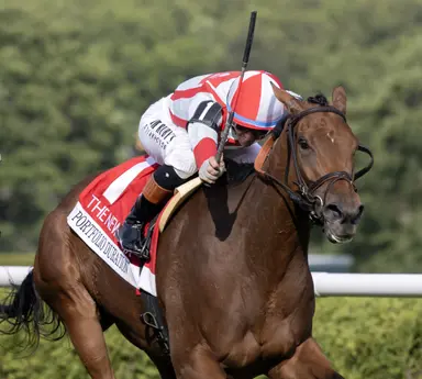 Portfolio Duration goes gate to wire to land Brown his sixth New York Stakes win
