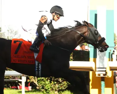 Nu What's New leads start to finish in Oaklawn Mile