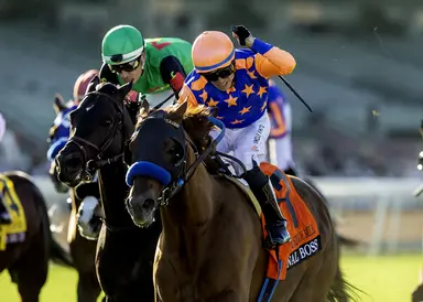 Final Boss ($65.40) ends five-month layoff with Kilroe Mile upset, capping big day for jockey Hernandez