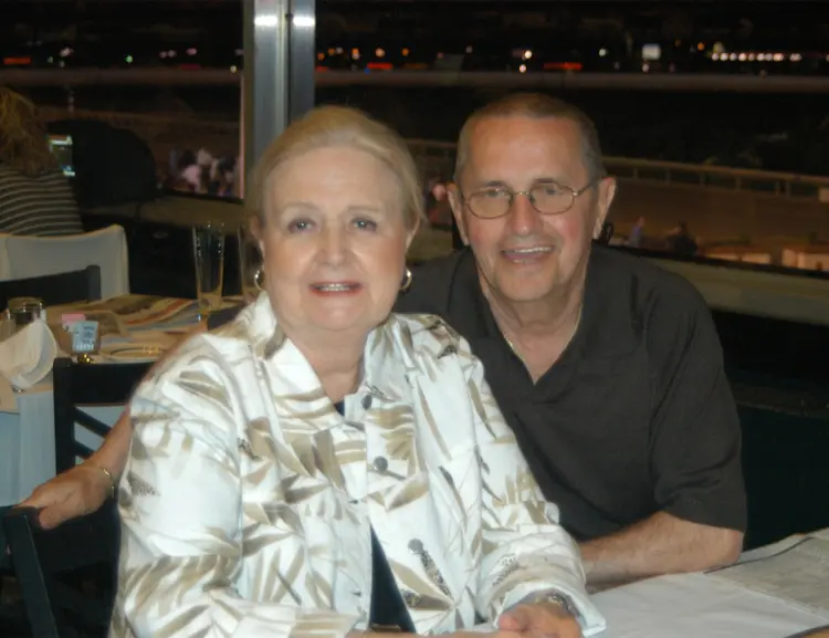 Joe Servis and wife Dolores at CT May 26 2004