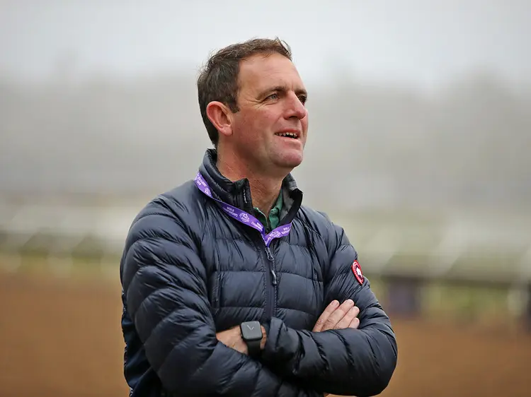 Charlie Appleby at Del Mar on Nov. 3