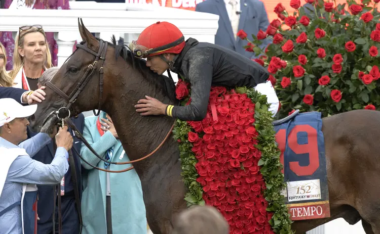 Golden Tempo.Jose Ortiz winner's circle May 2 2026