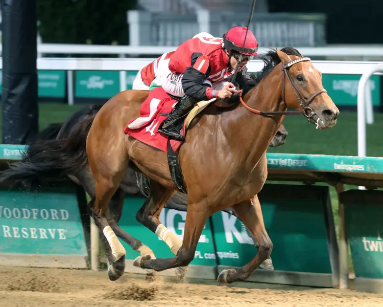 FRANK'S ROCKETTE - The Roxelana Overnight Stakes - 13th Running - 04-29-23 - R09 - CD - Finish 02.jpg