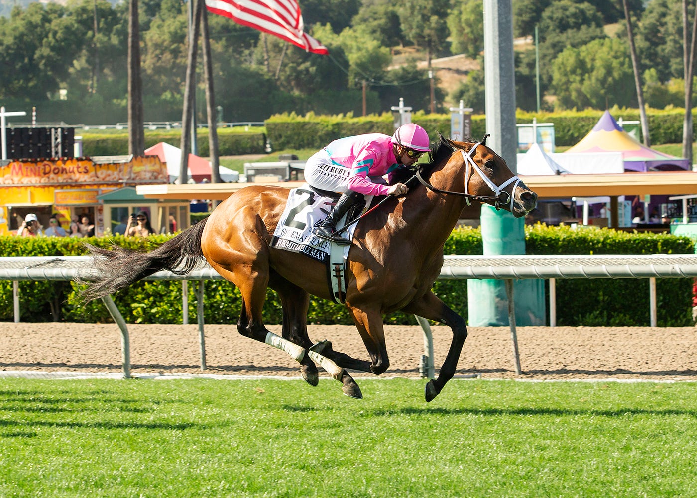 Formidable Man picks up his third Grade 1 victory in Shoemaker Mile