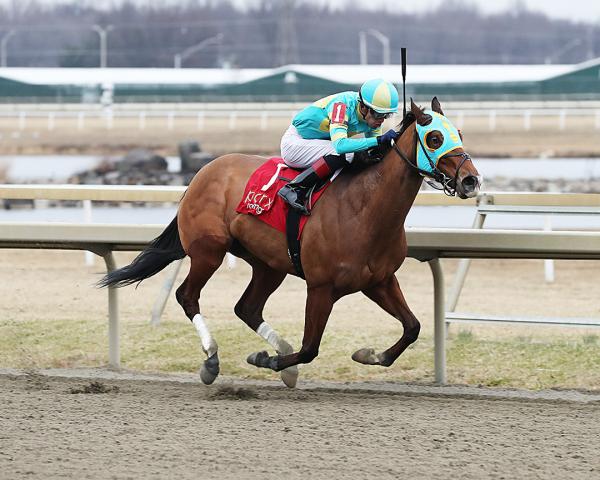 Jakarta wins the Mrs. Claus Stakes at Parx Racing