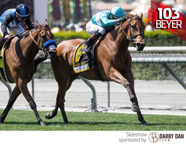 Lady Eli wins the Gamely