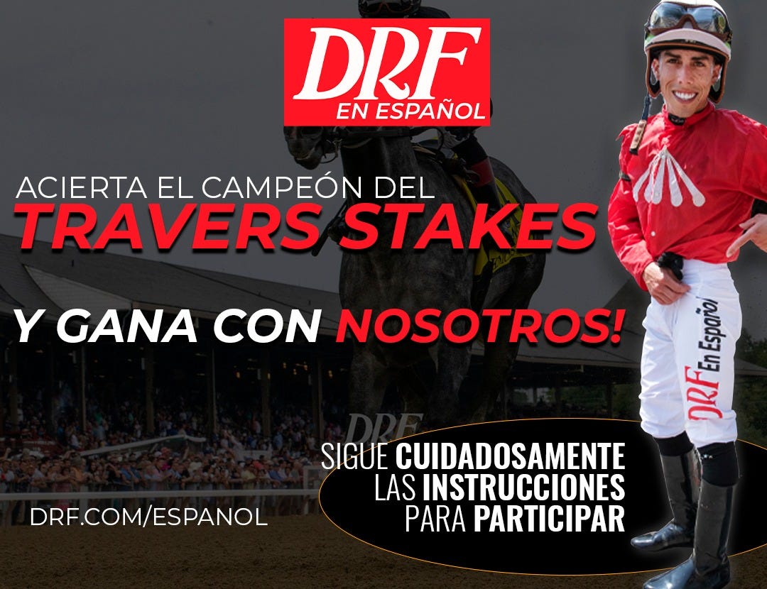 Acierta el ganador del Travers Stakes y gana con DRF en Español