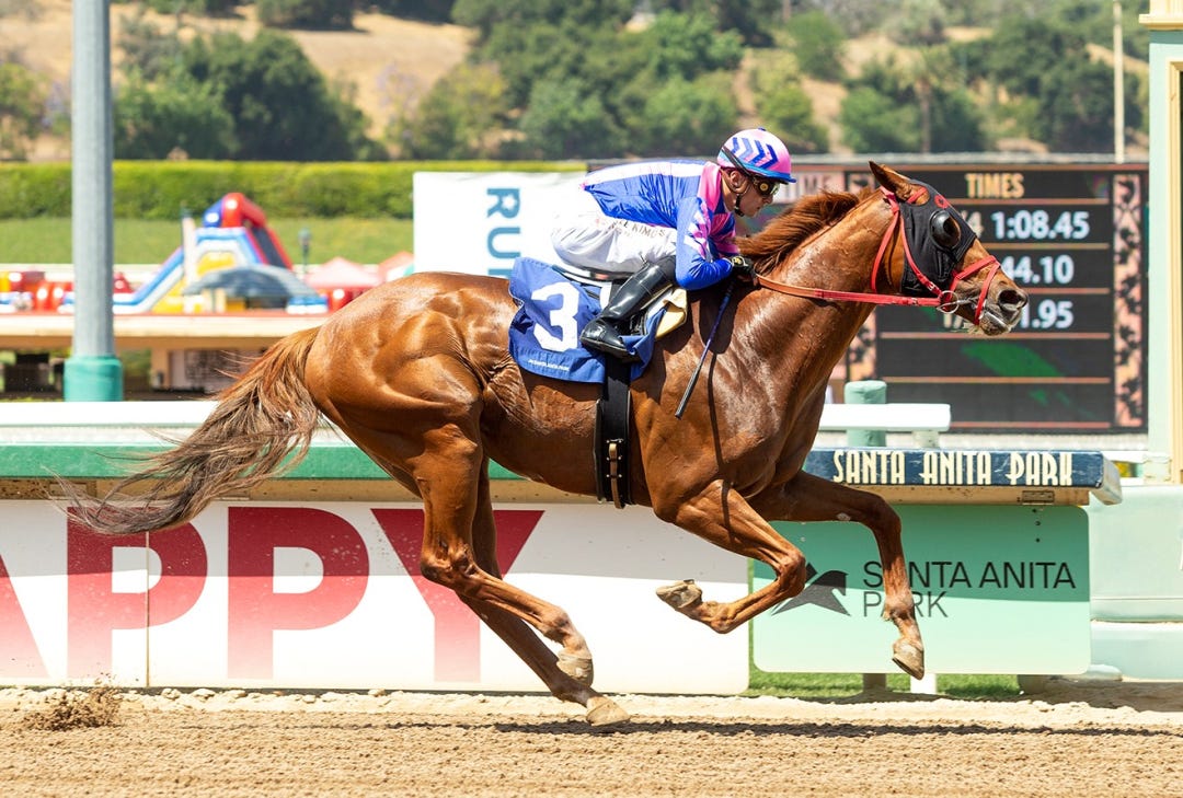 Brickyard Ride wins the Kona Gold at SA April 30 2022