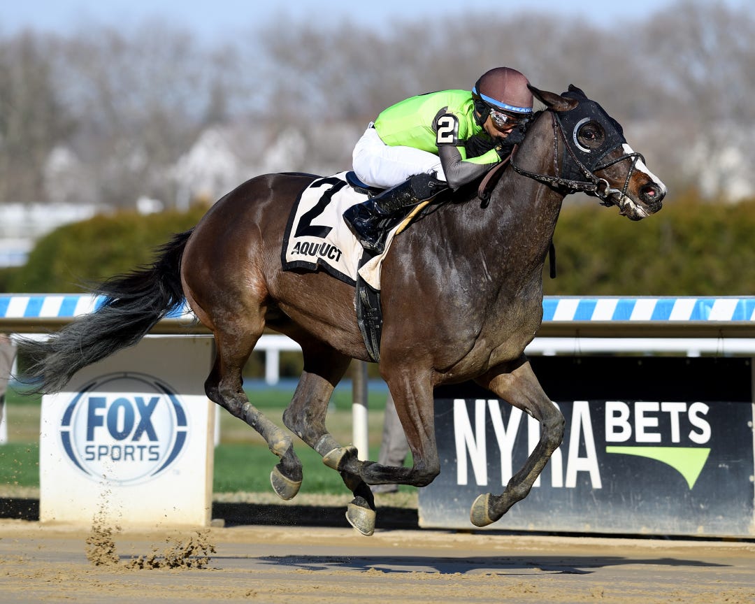 Law Professor, trained by Rob Atras, wins the Excelsior at Aqueduct on April 1.