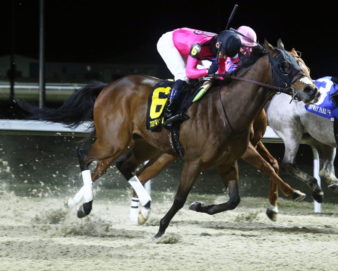 Candy Overload wins the Forego at TP Feb 4 2023