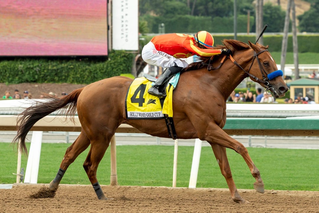 Defunded wins Hollywood Gold Cup at SA May 29 2023