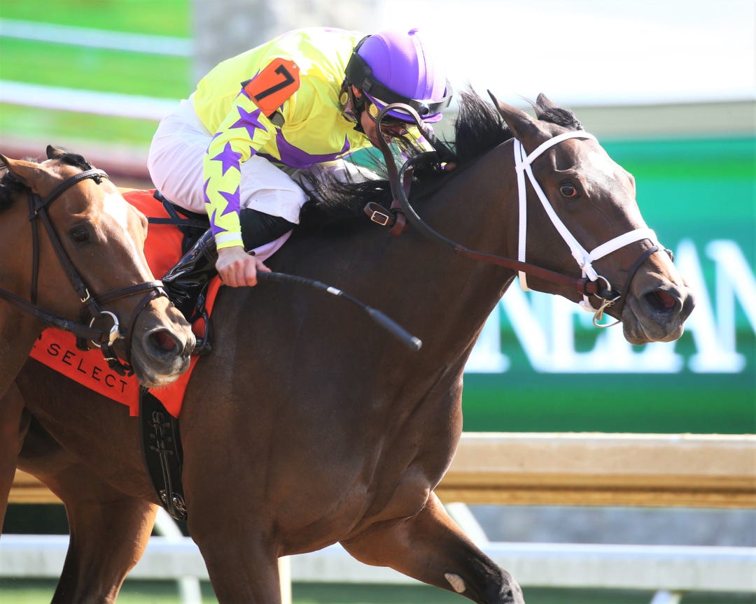 Key of Life wins the Beaumont at KEE April 16 2023