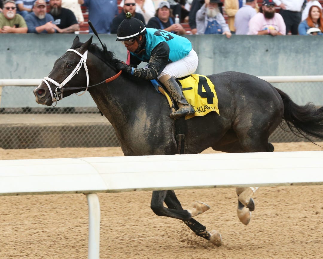 Ain't Life Grand wins the Lake Ouachita at Op May 5 2023