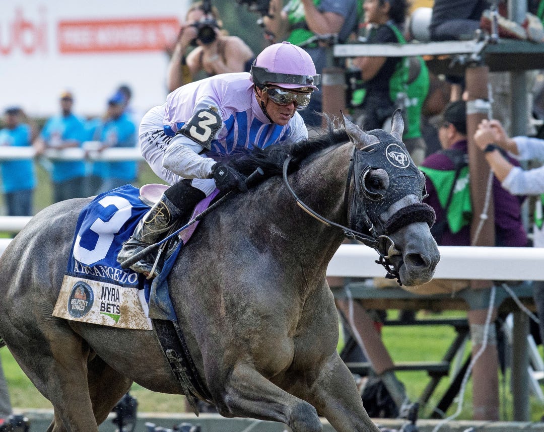 Arcangelo wins the Belmont June 10 2023