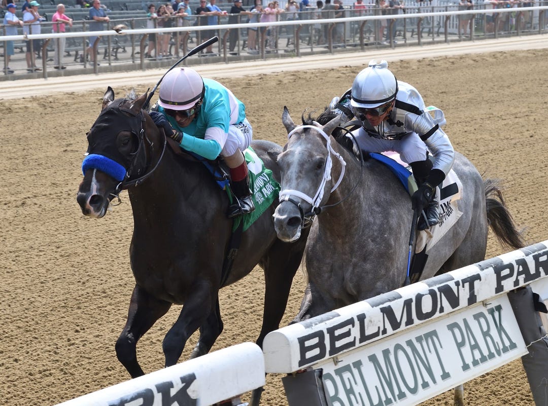 Fort Bragg (left) beats Saudi Crown in Dwyer at BEL July 1 2023