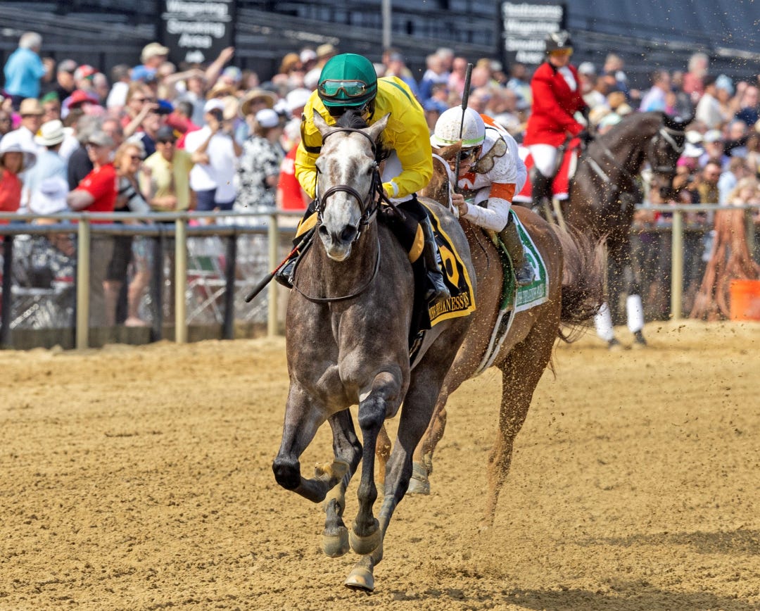 Maple Leaf Mel wins Miss Preakness at PIM May 19 2023