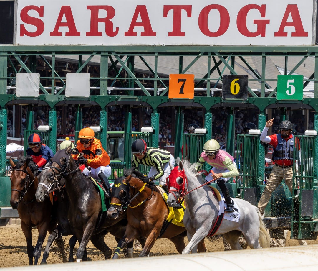 Saratoga gate shot July 13 2023