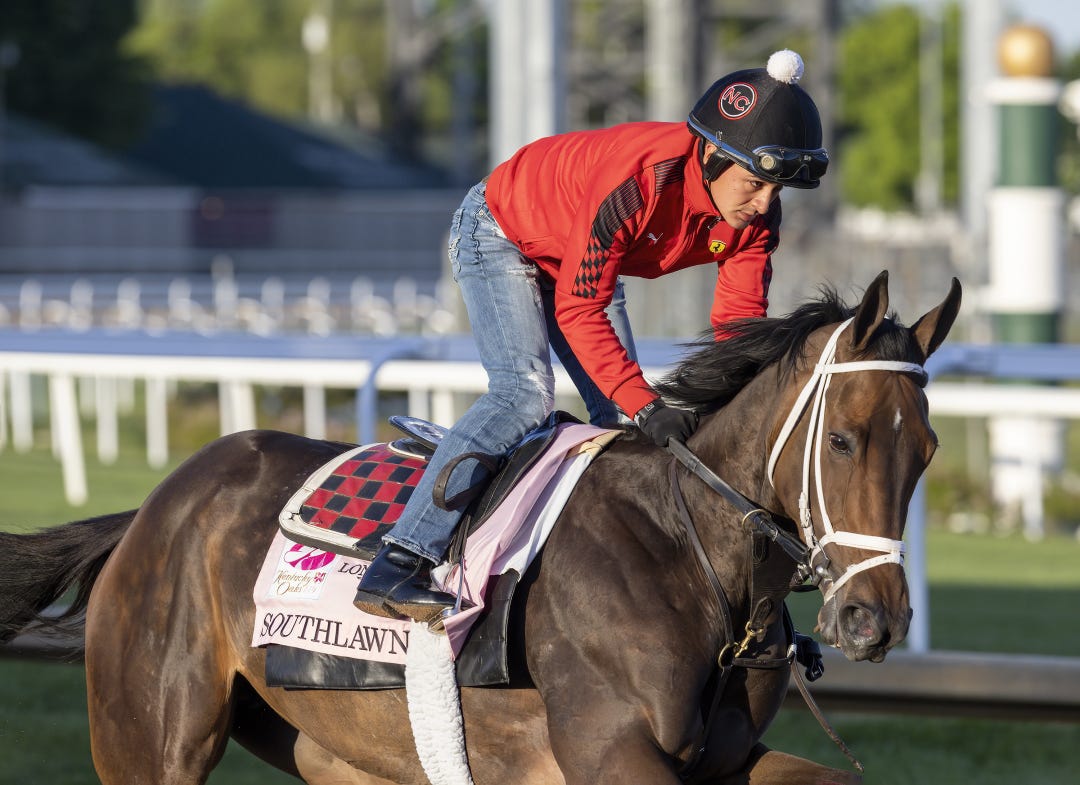Southlawn trains at CD May 2 2023
