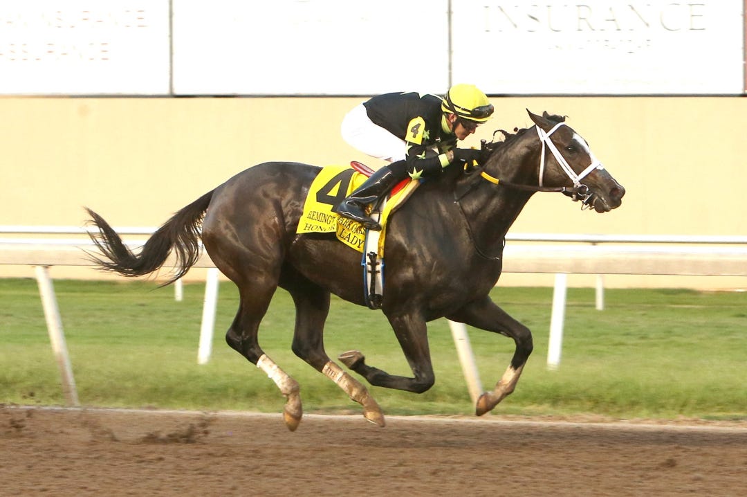 Honor D Lady wins RP Oaks Sept 24 2023