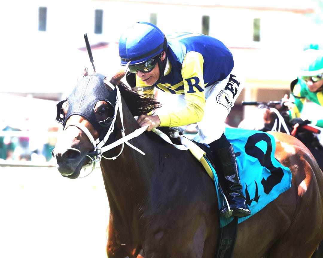 One Timer wins KD Preview Turf Sprint at ELP Aug 6 2023