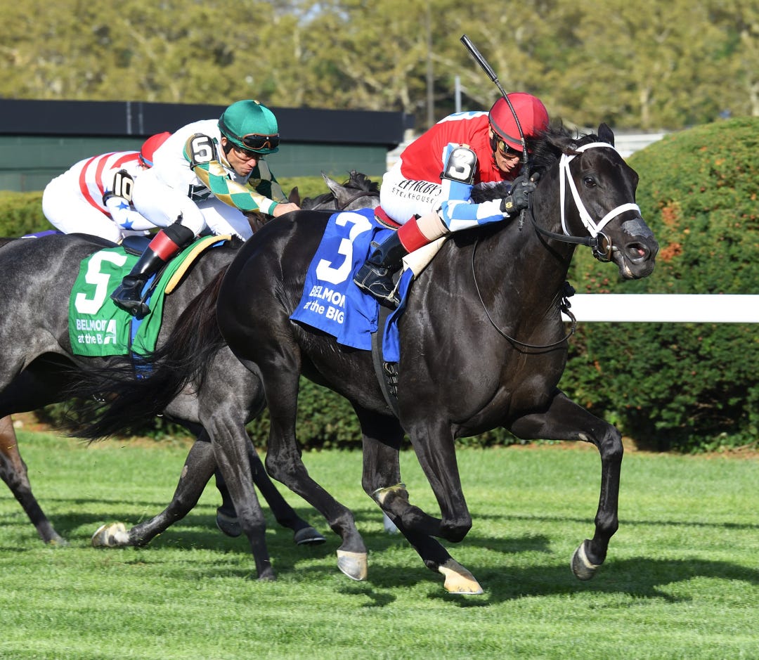 Sacred Wish wins Winter Memories at AQU Sept 15 2023