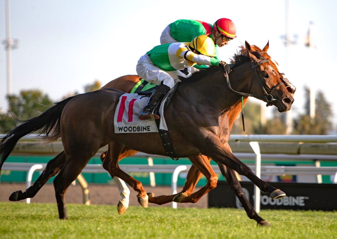 Touch'n Ride (No. 11) win Breeders' at WO Oct 1 2023