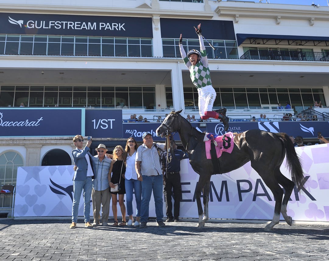 Musical Design.Frankie Dettori at GP Feb 2 2023