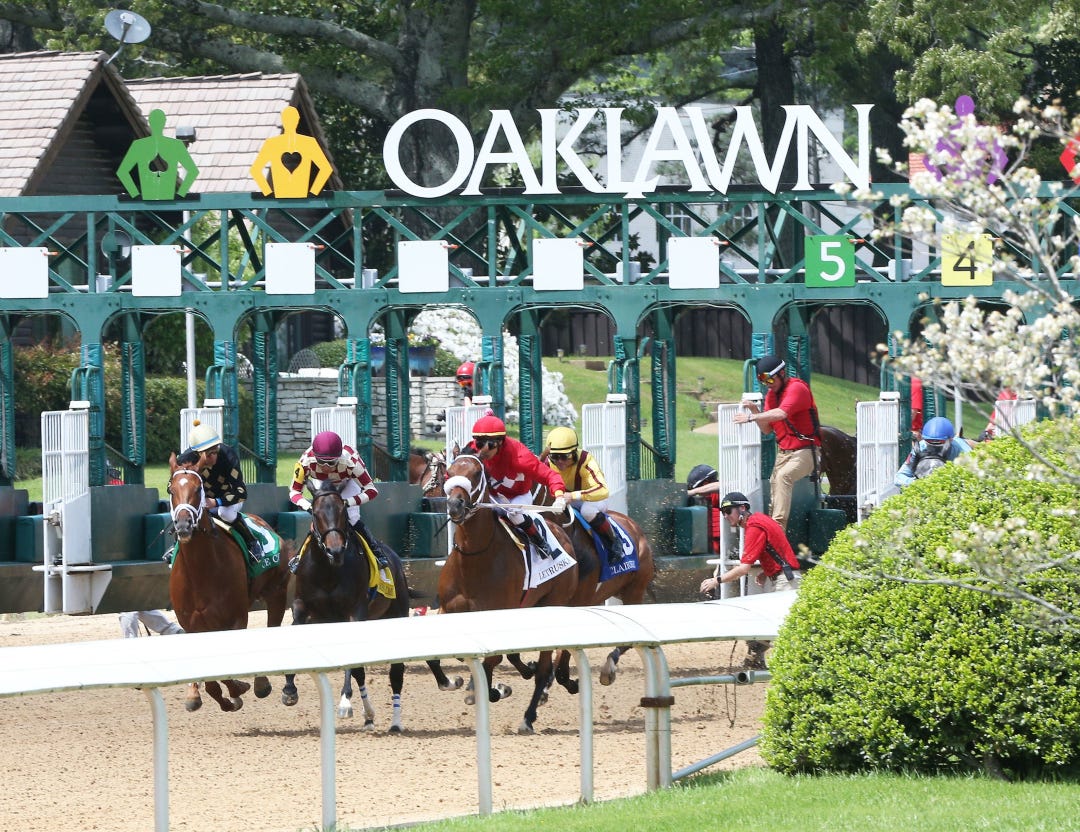 Oaklawn. gate scenic April 23 2023