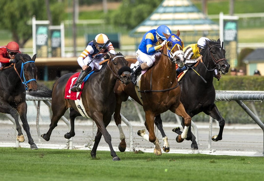 One More Bid (between horses) wins Mathis Mile at SA Dec 26 2023