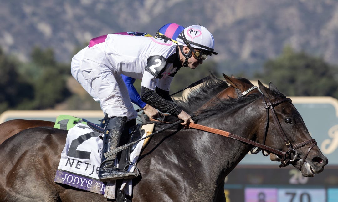 Jody's Pride during BC Juvenile Fillies at SA Nov 3 2024