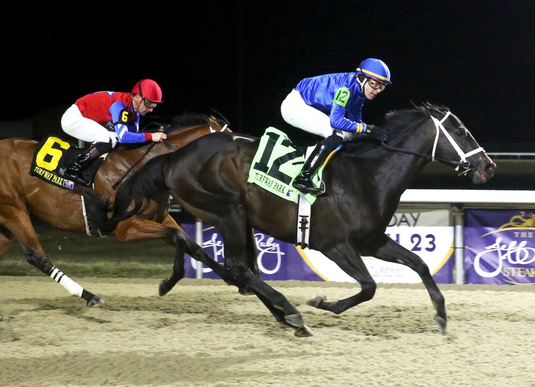 Encino overtakes Epic Ride to win Battaglia at TP March 2 2024