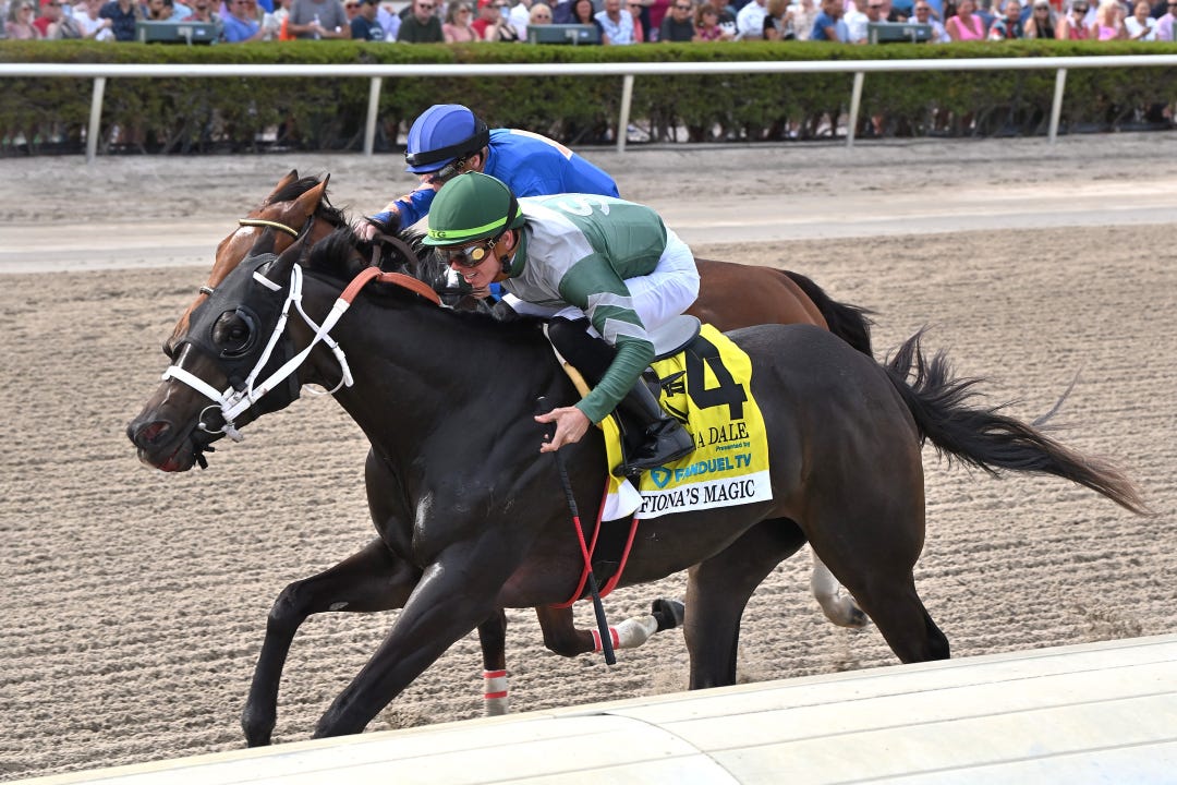 Fiona's Magic wins Davona Dale at GP March 2 2024