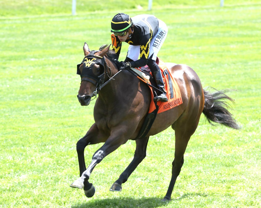 Saturday Flirt wins maiden at KEE April 26 2024