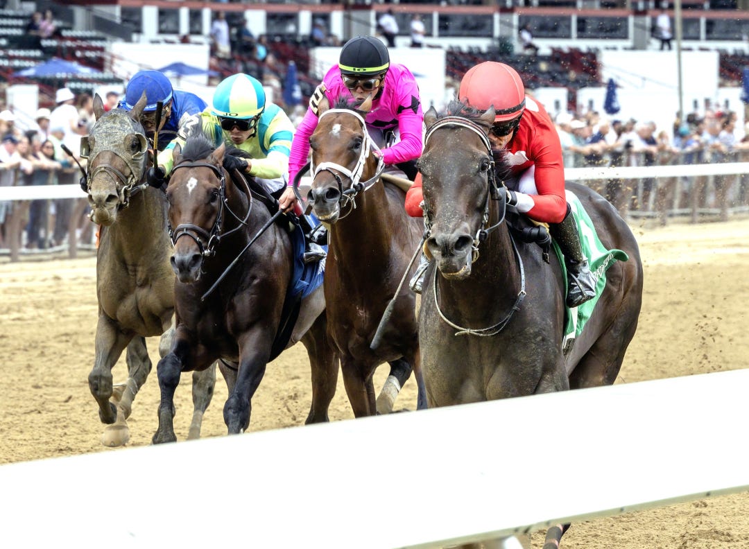 Warrior Johny (right) wins at SAR July 11 2024