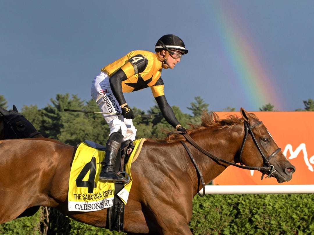 Carson's Run wins Saratoga Derby Aug 11 2024