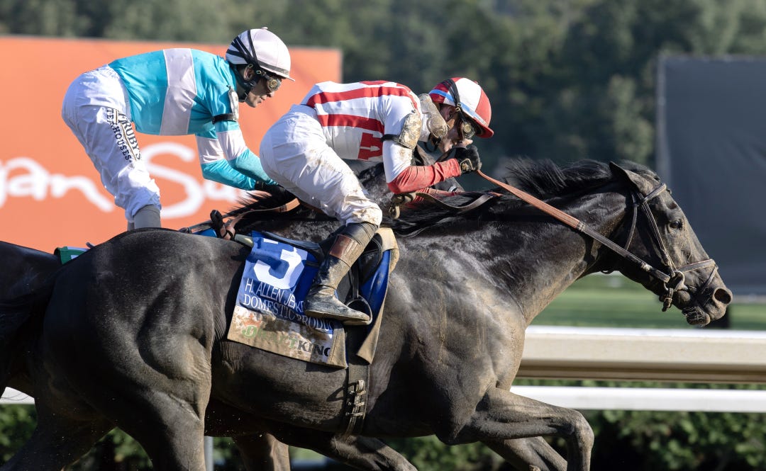 Domestic Product beats Prince of Monaco in H. Allen Jerkens at SAR Aug 24 2024