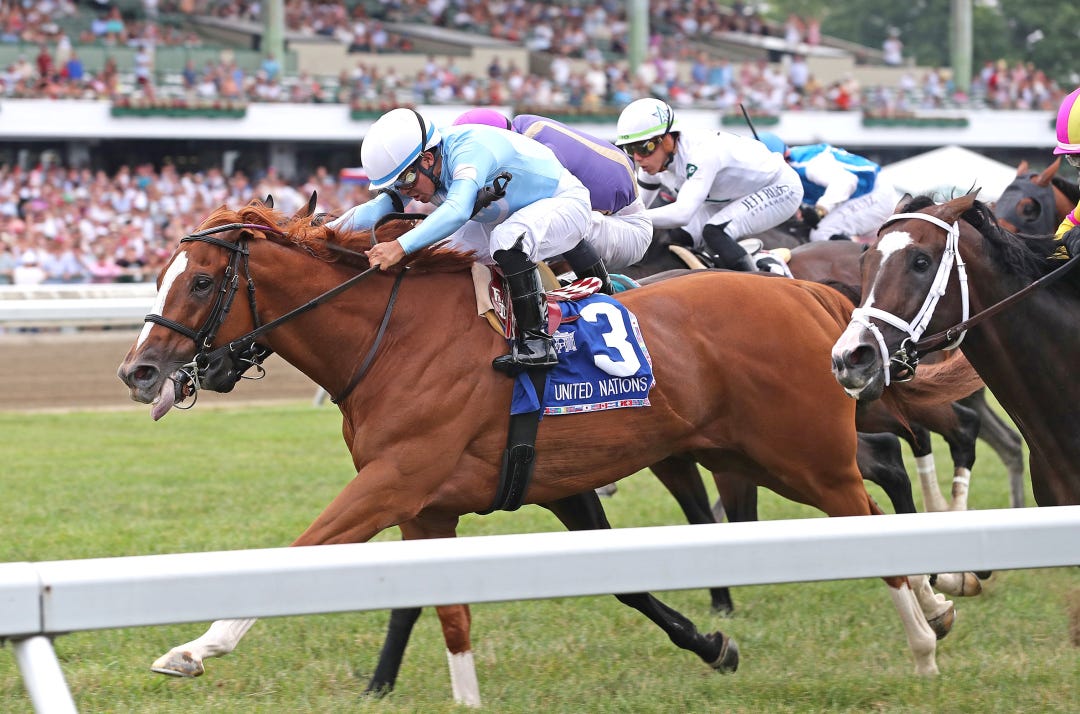 Get Smokin wins the United Nationa at MTH July 20 2024