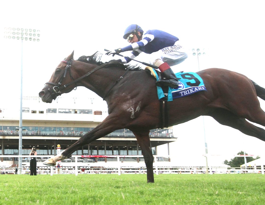 Trikari wins Secretariat at CNL Aug 11 2024