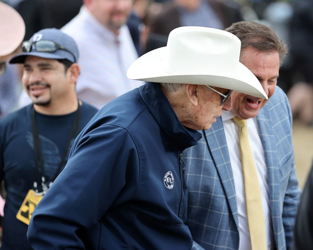 D. Wayne Lukas.Kenny Rice at PIM May 18 2024