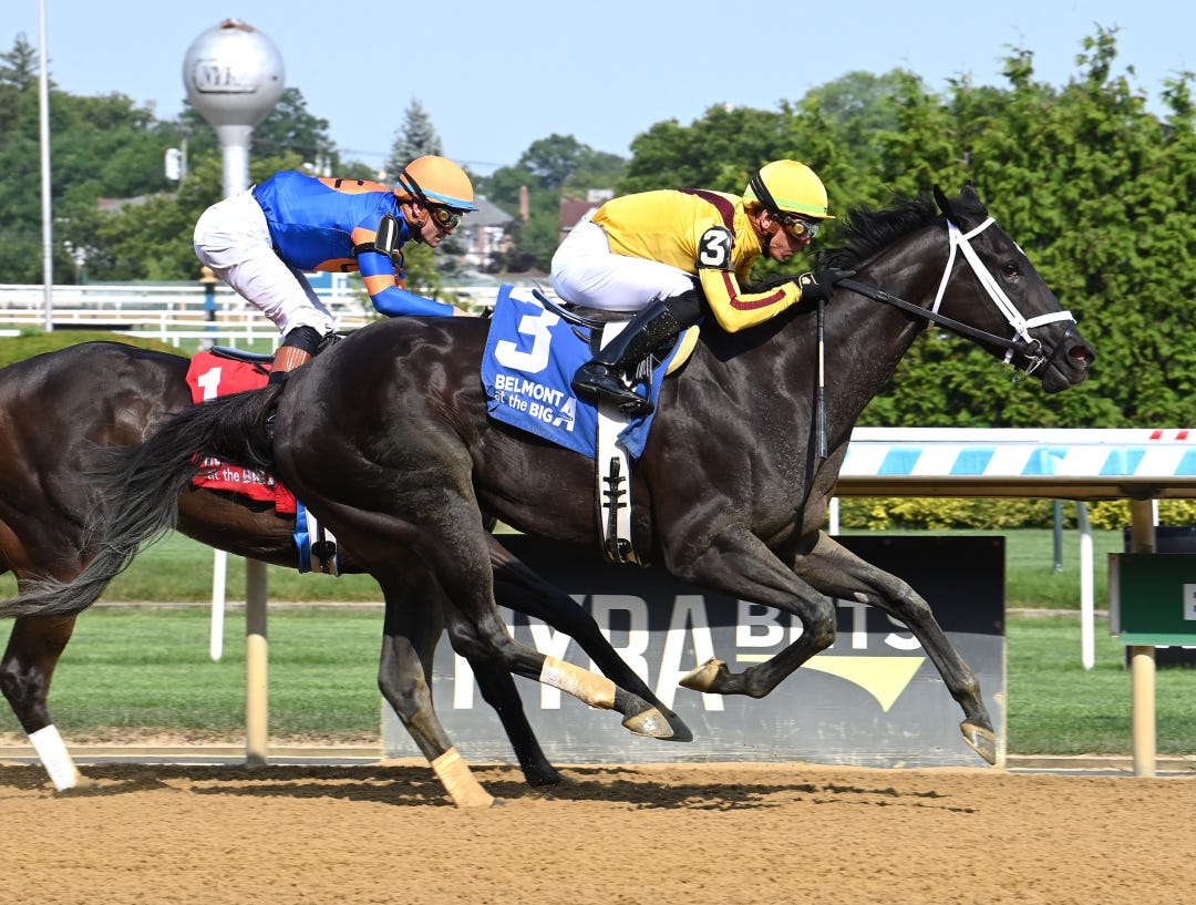 Emery wins Victory Ride at AQU July 4 2024