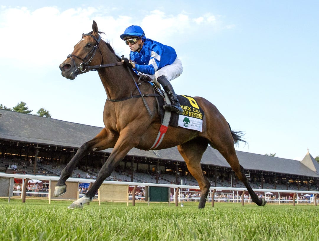Star of Mystery wins Quick Call at SAR July 14 2024
