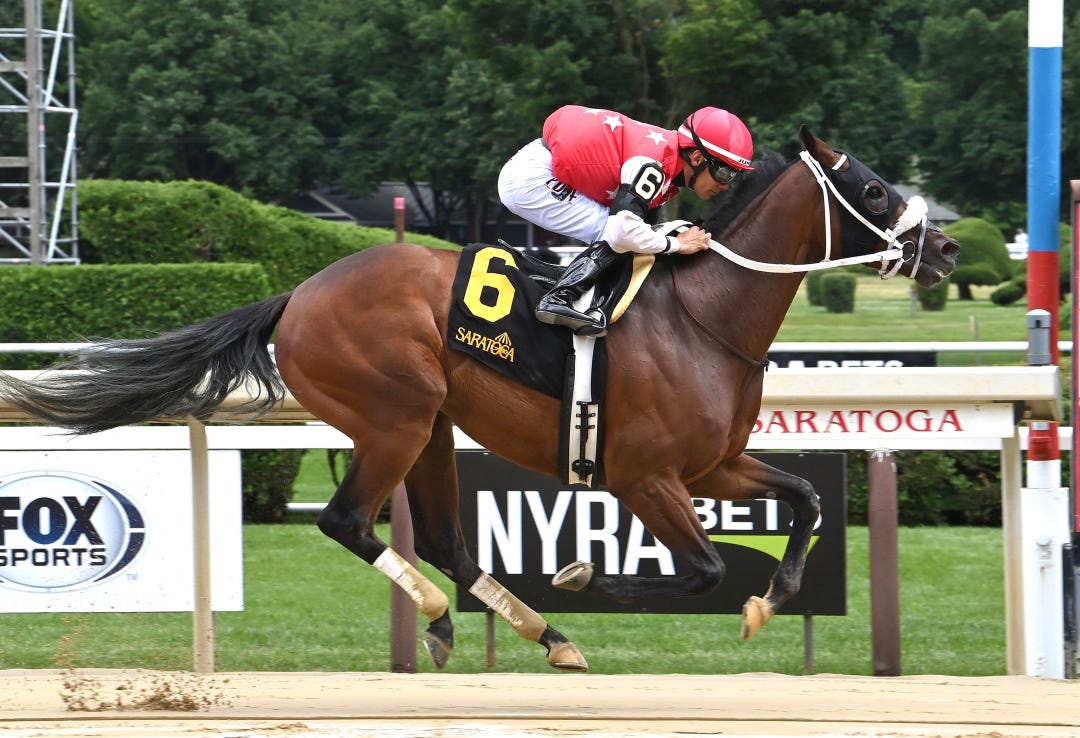 Speightful Lily wins at SAR June 9 2024