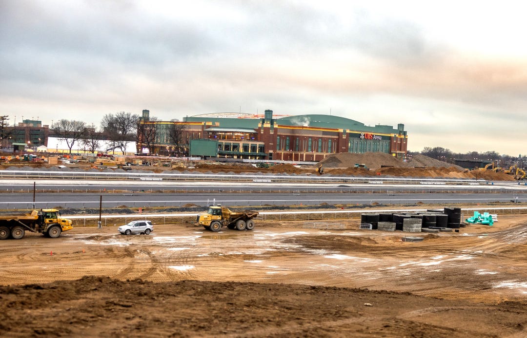 Belmont construction Feb 7 2025