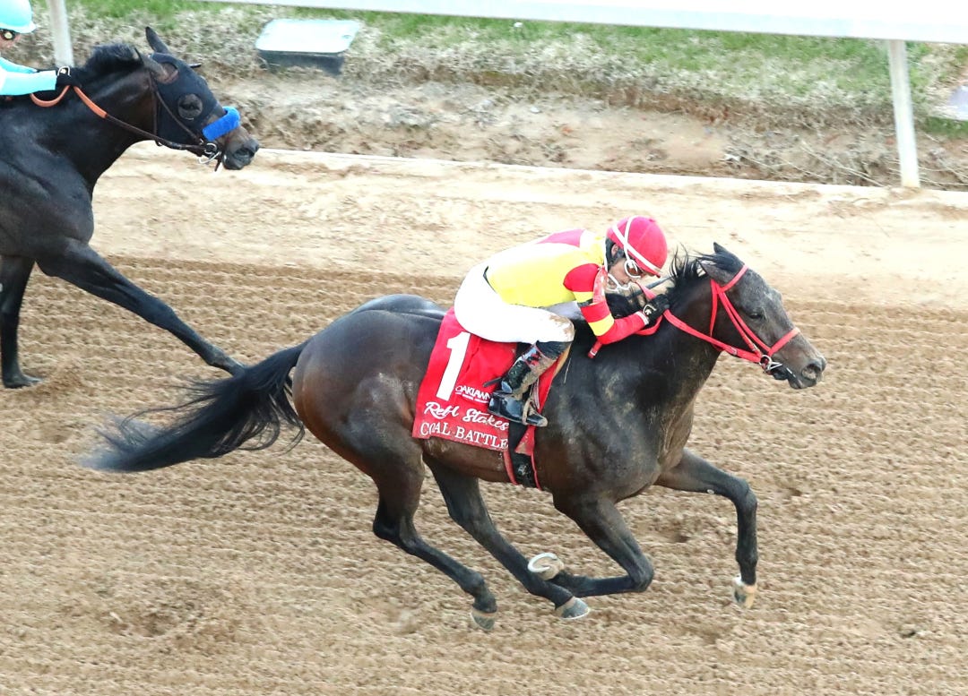 Coal Battle wins Rebel at OP Feb 23 2025