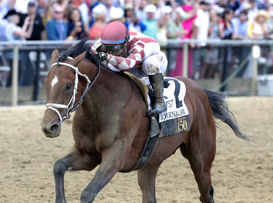 Journalism wins Preakness May 17 2025