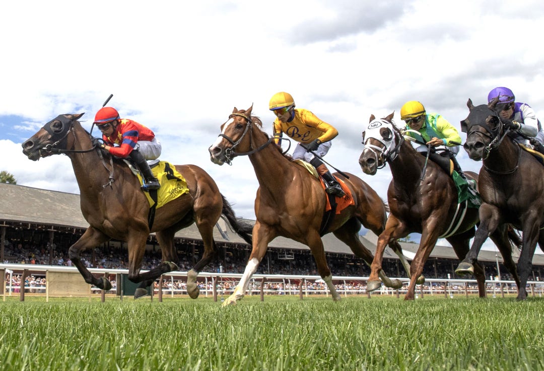 Twenty Six Black (left) wins at SAR July 12 2024