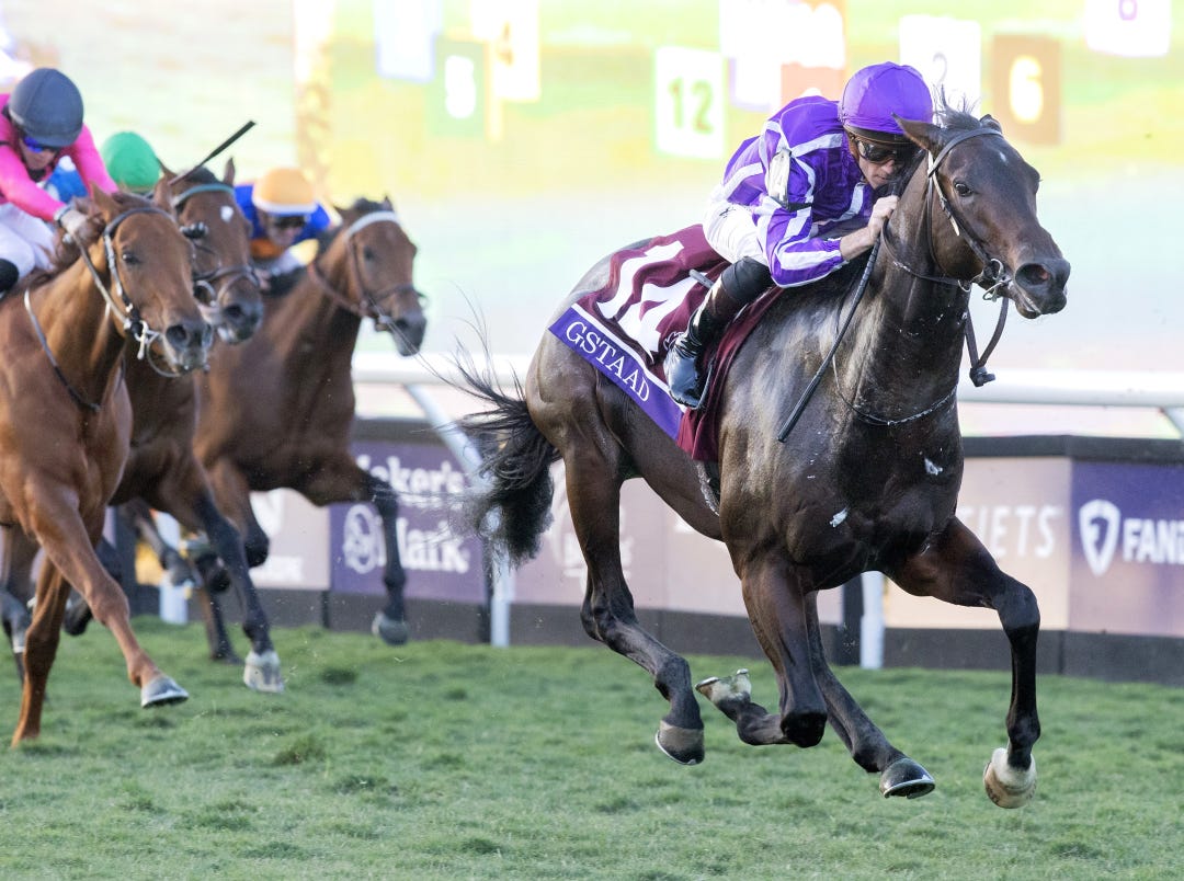 Gstaad wins BC Juvenile Turf at DMR Oct 31 2025