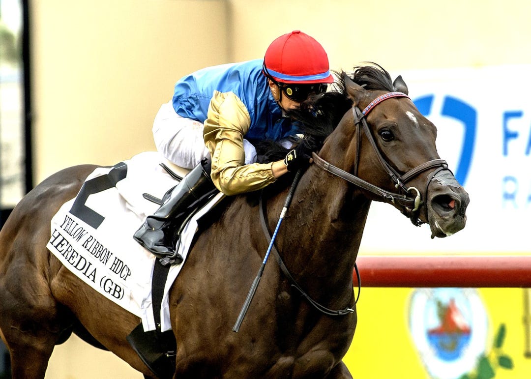 Heredia wins Yellow Ribbon at DMR Aug 9 2025