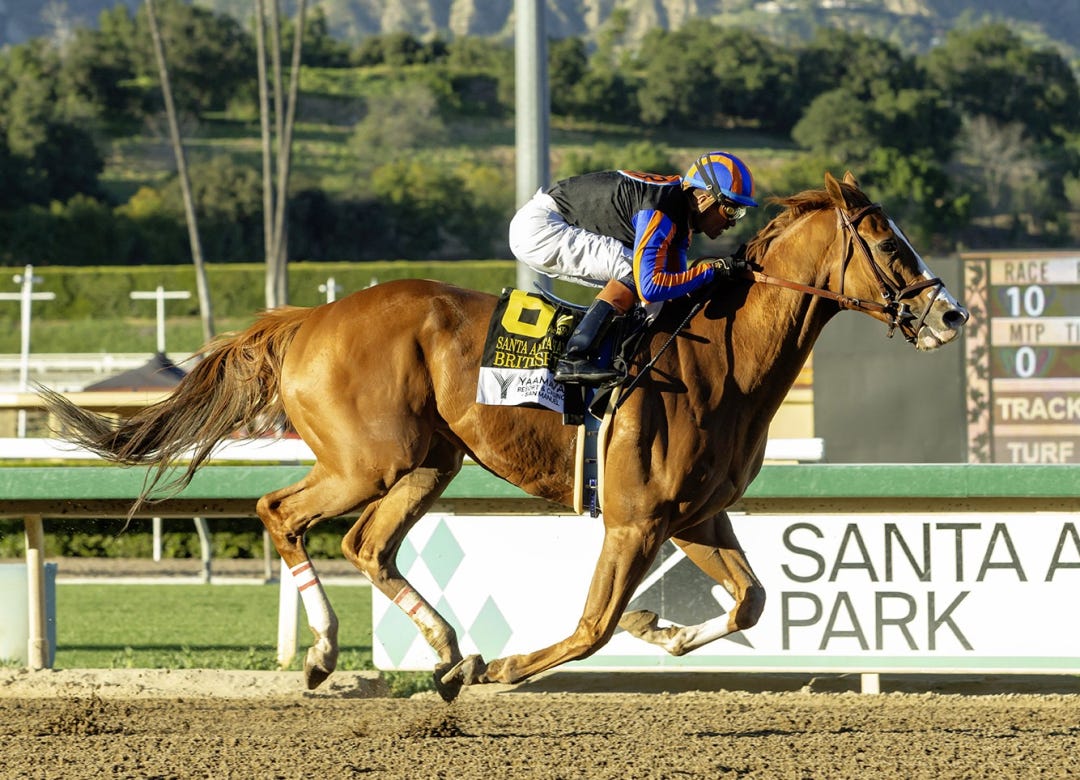 British Isles wins Santa Anita Handicap March 7 2026