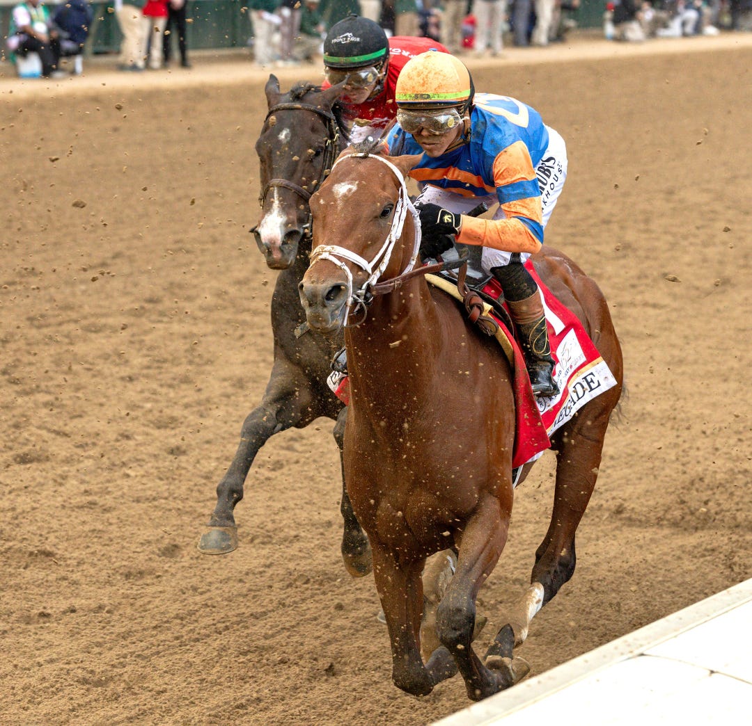 Renegade Kentucky Derby first time around May 2 2026